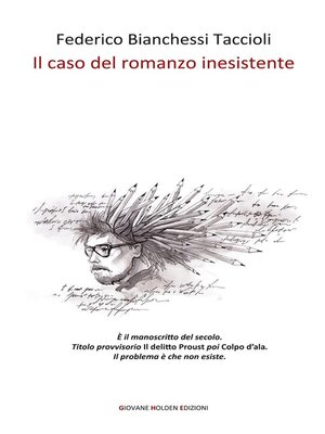cover image of Il caso del romanzo inesistente